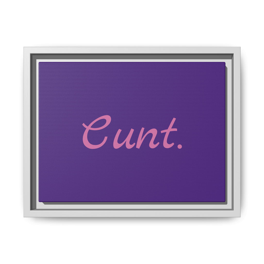 Matte Canvas, Framed (Multi-color)