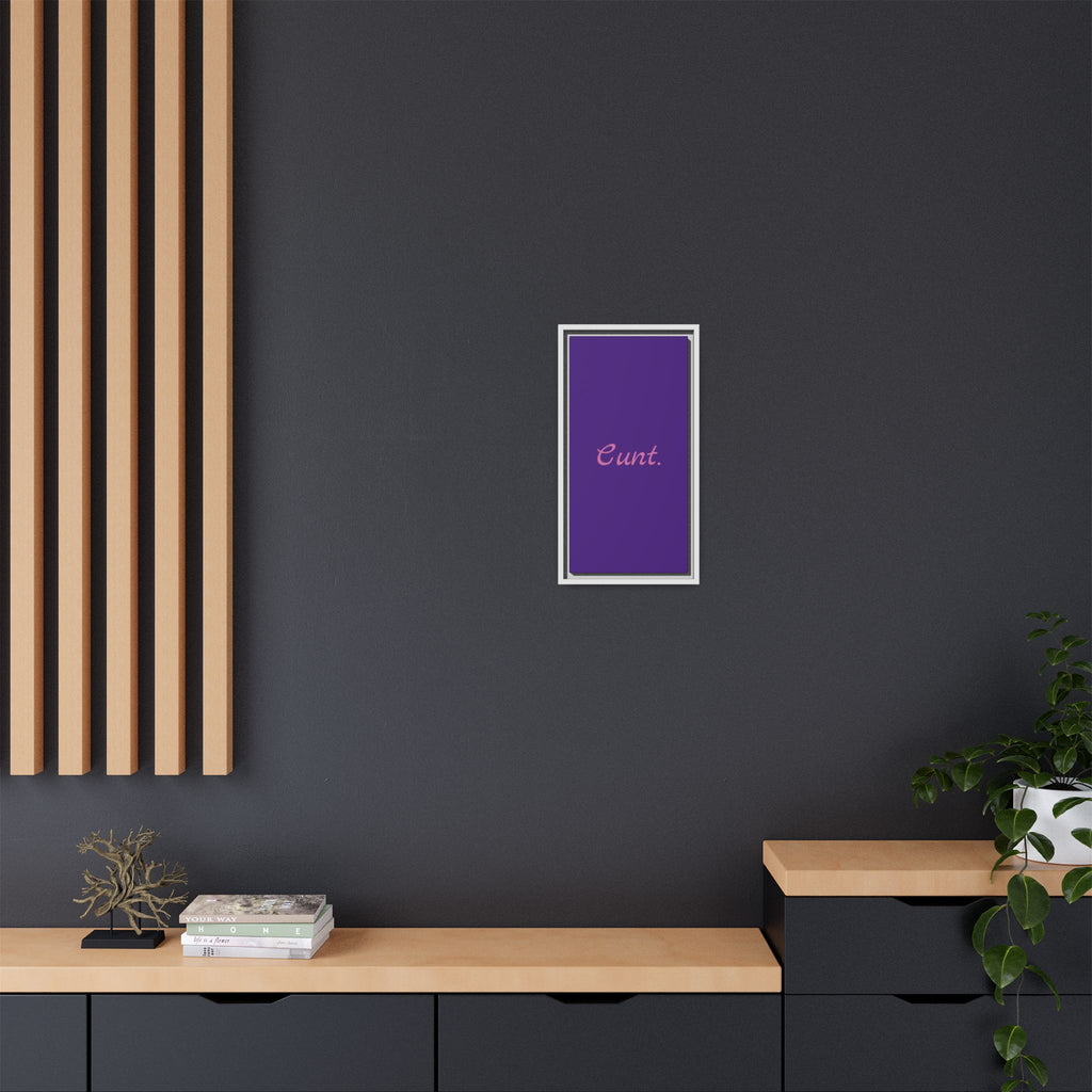 Matte Canvas, Framed (Multi-color)