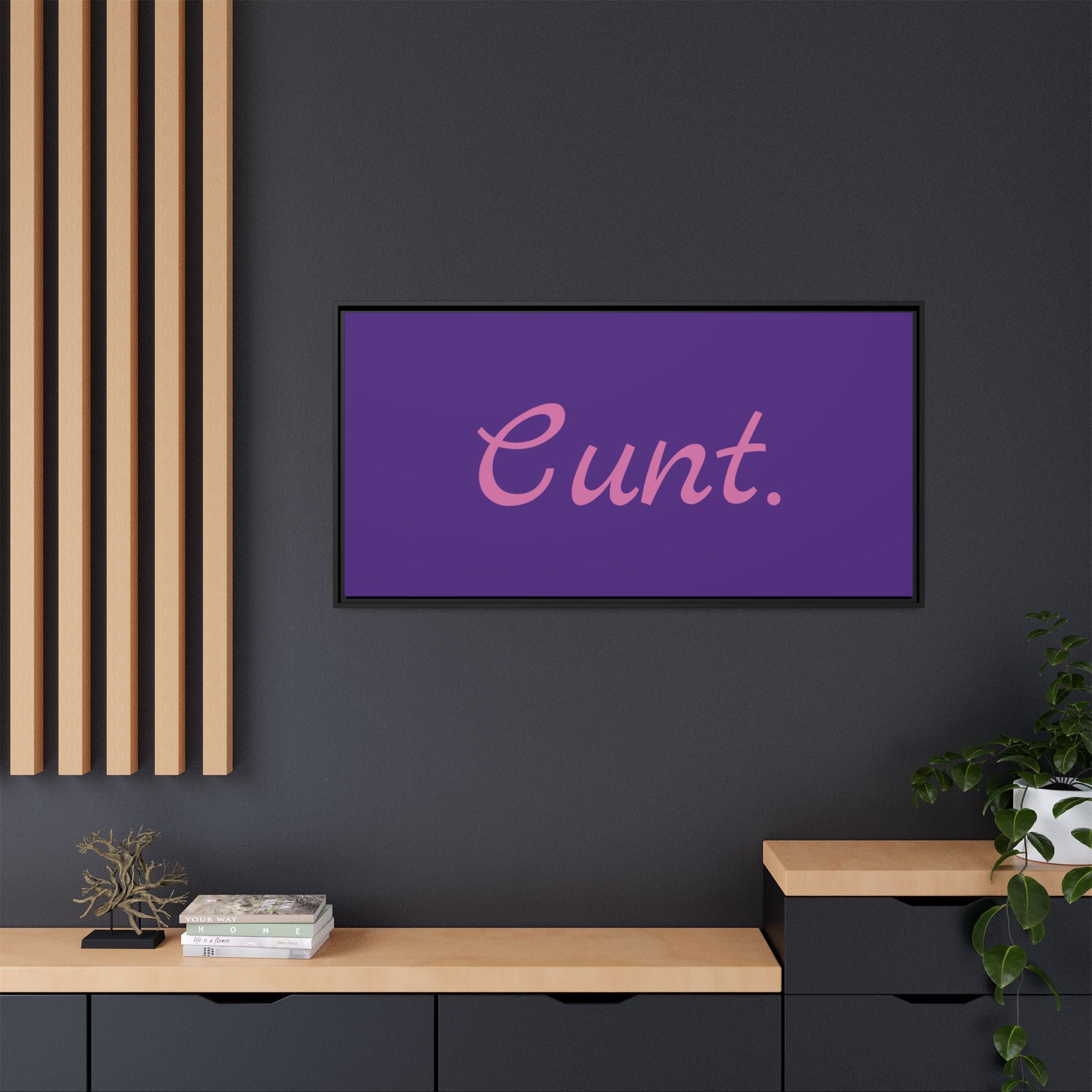 Matte Canvas, Framed (Multi-color)