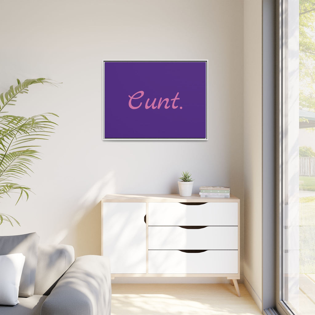 Matte Canvas, Framed (Multi-color)
