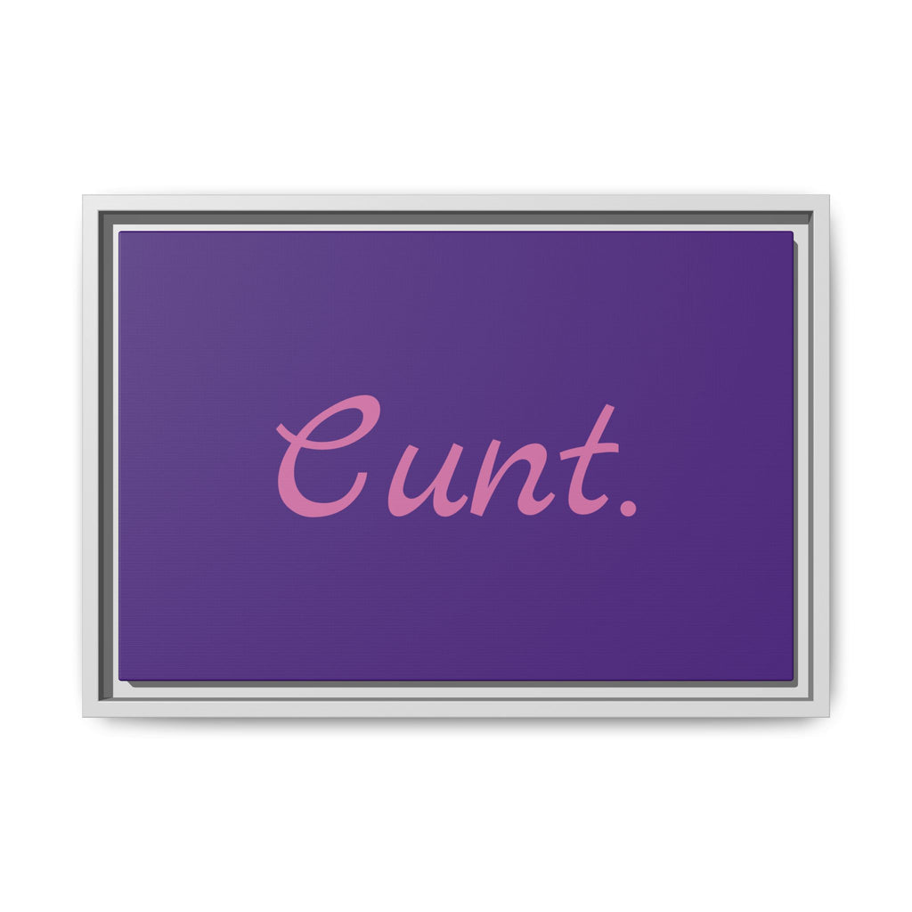 Matte Canvas, Framed (Multi-color)