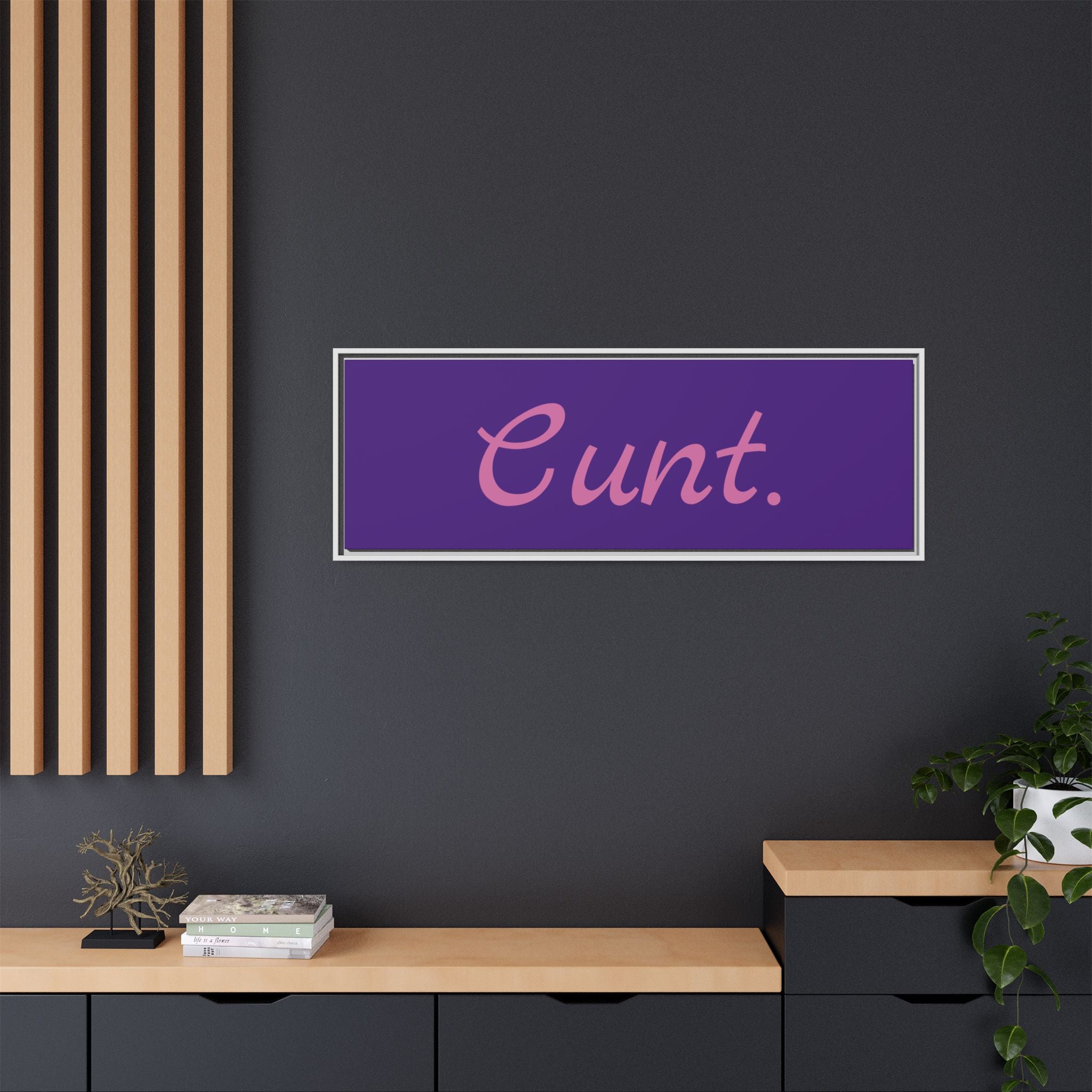 Matte Canvas, Framed (Multi-color)