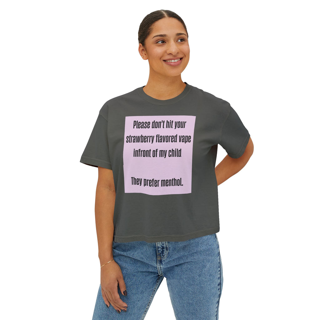 Funny Tee woman’s boxy tee
