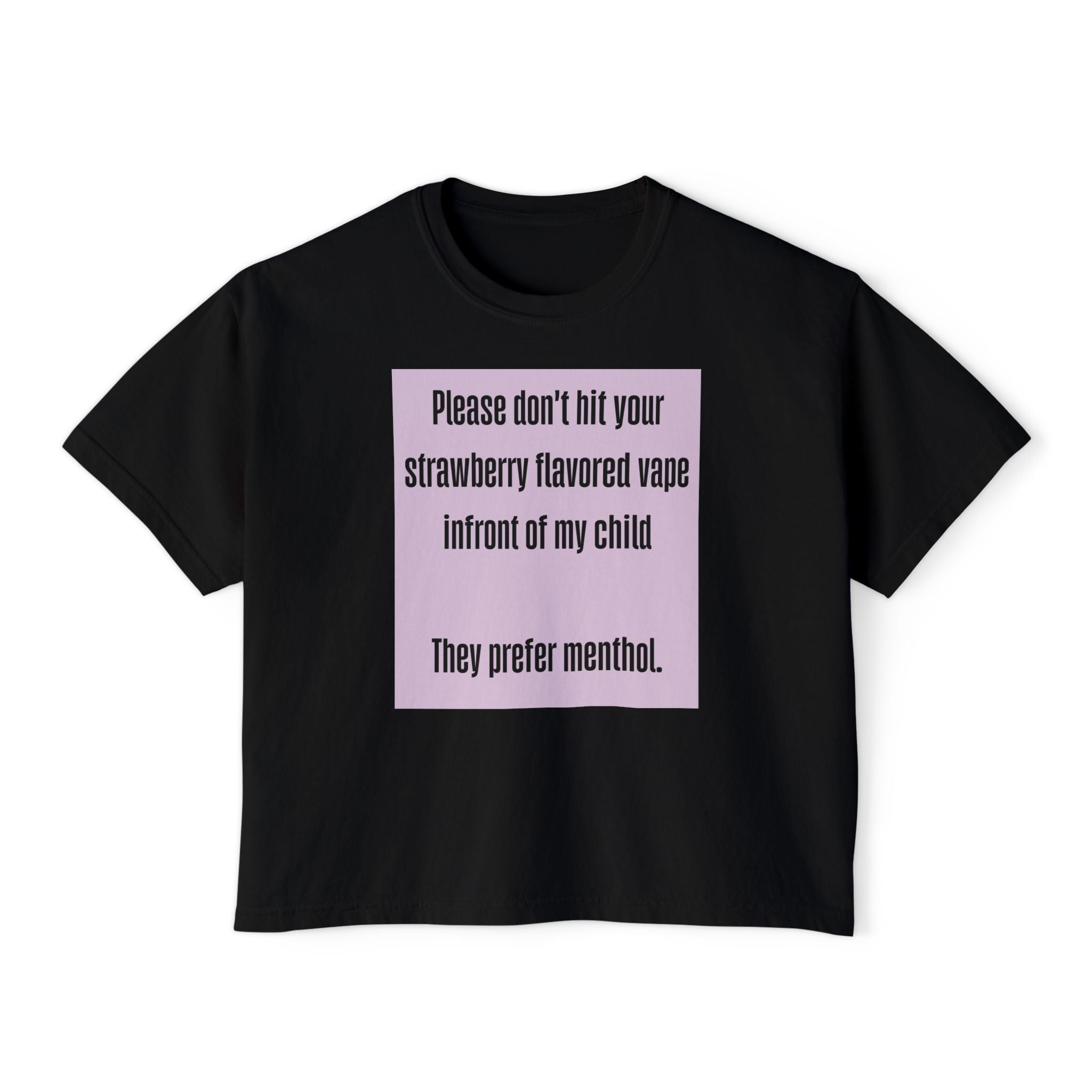 Funny Tee woman’s boxy tee