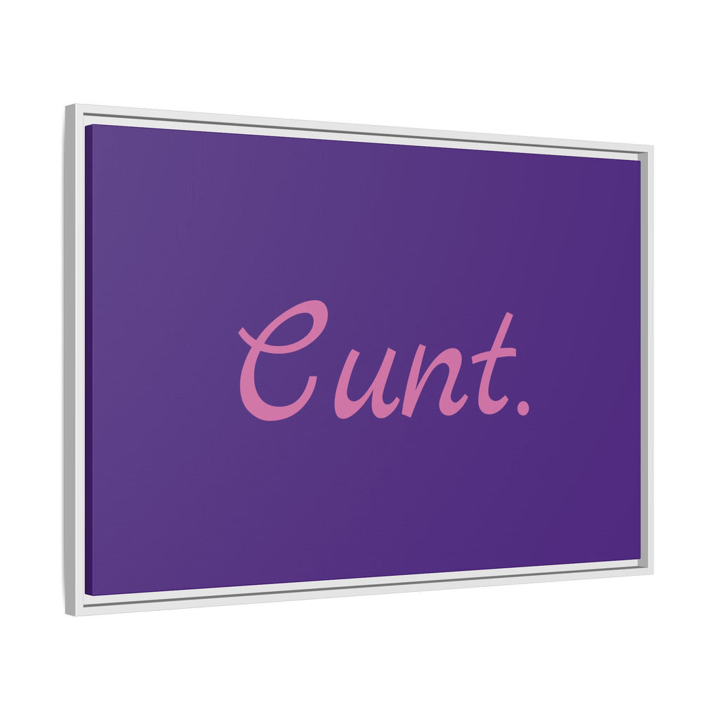 Matte Canvas, Framed (Multi-color)