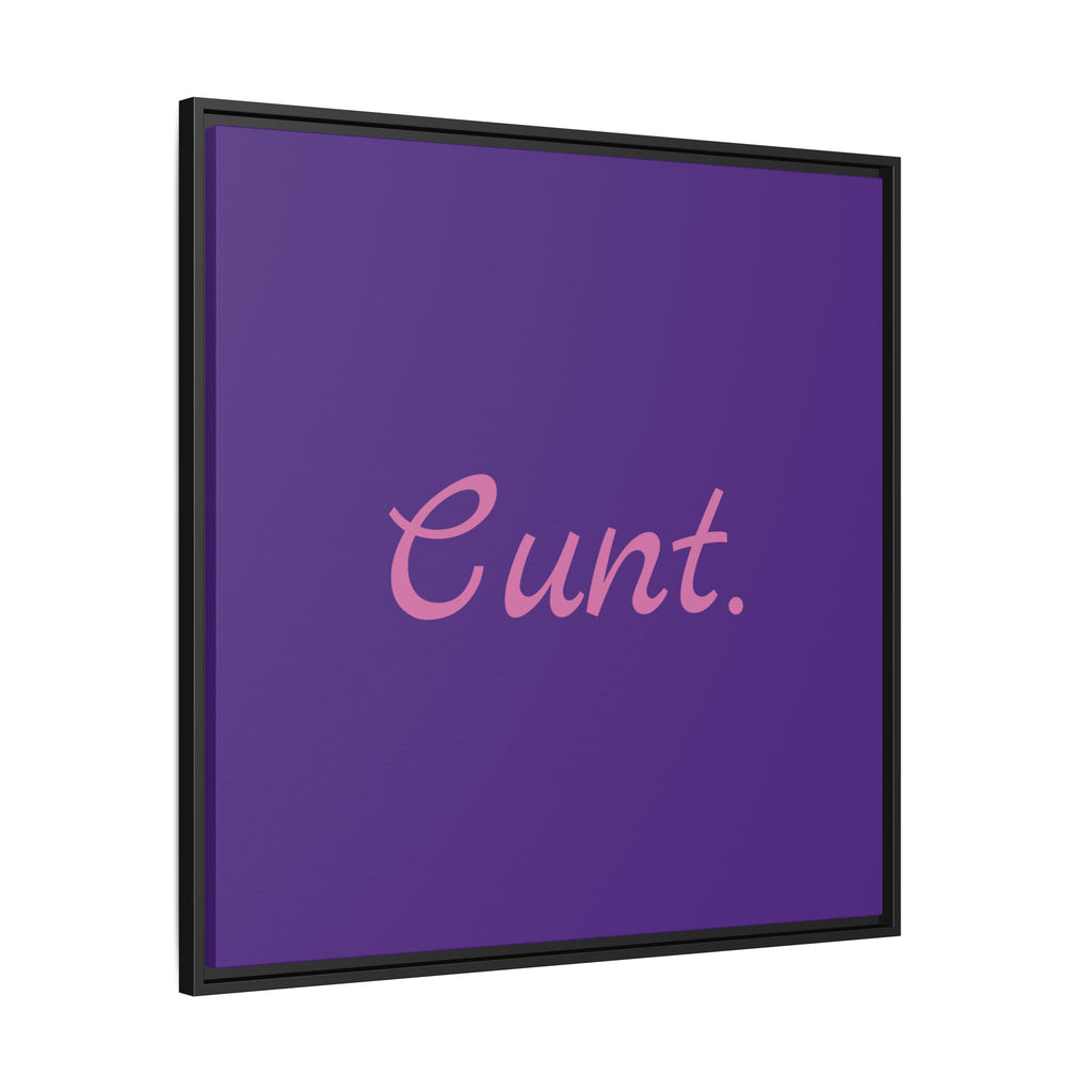 Matte Canvas, Framed (Multi-color)