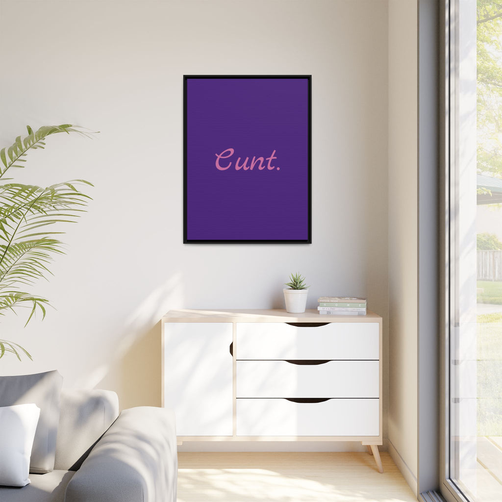 Matte Canvas, Framed (Multi-color)