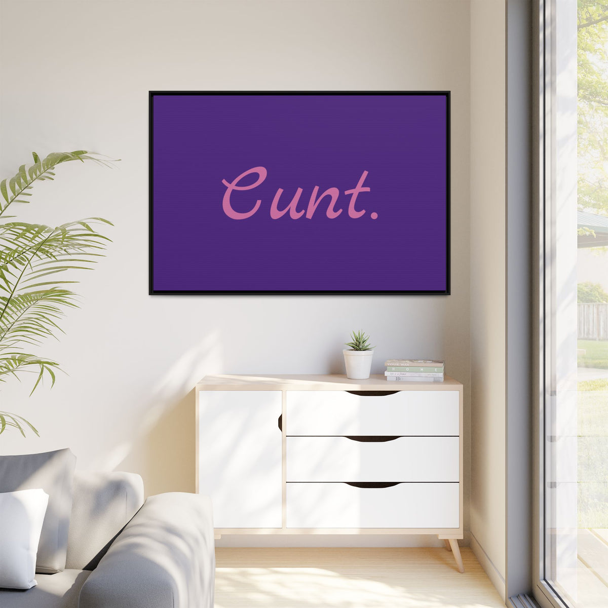 Matte Canvas, Framed (Multi-color)