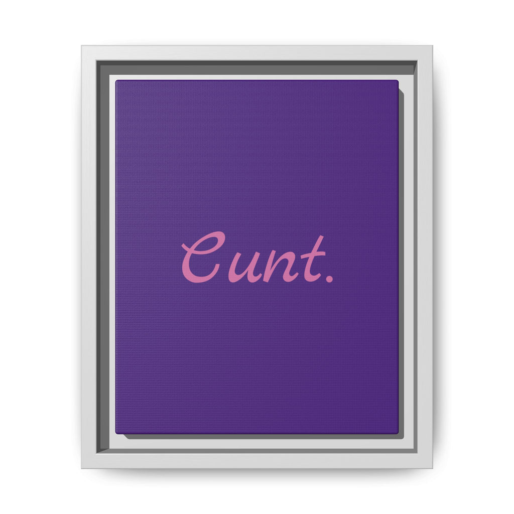 Matte Canvas, Framed (Multi-color)