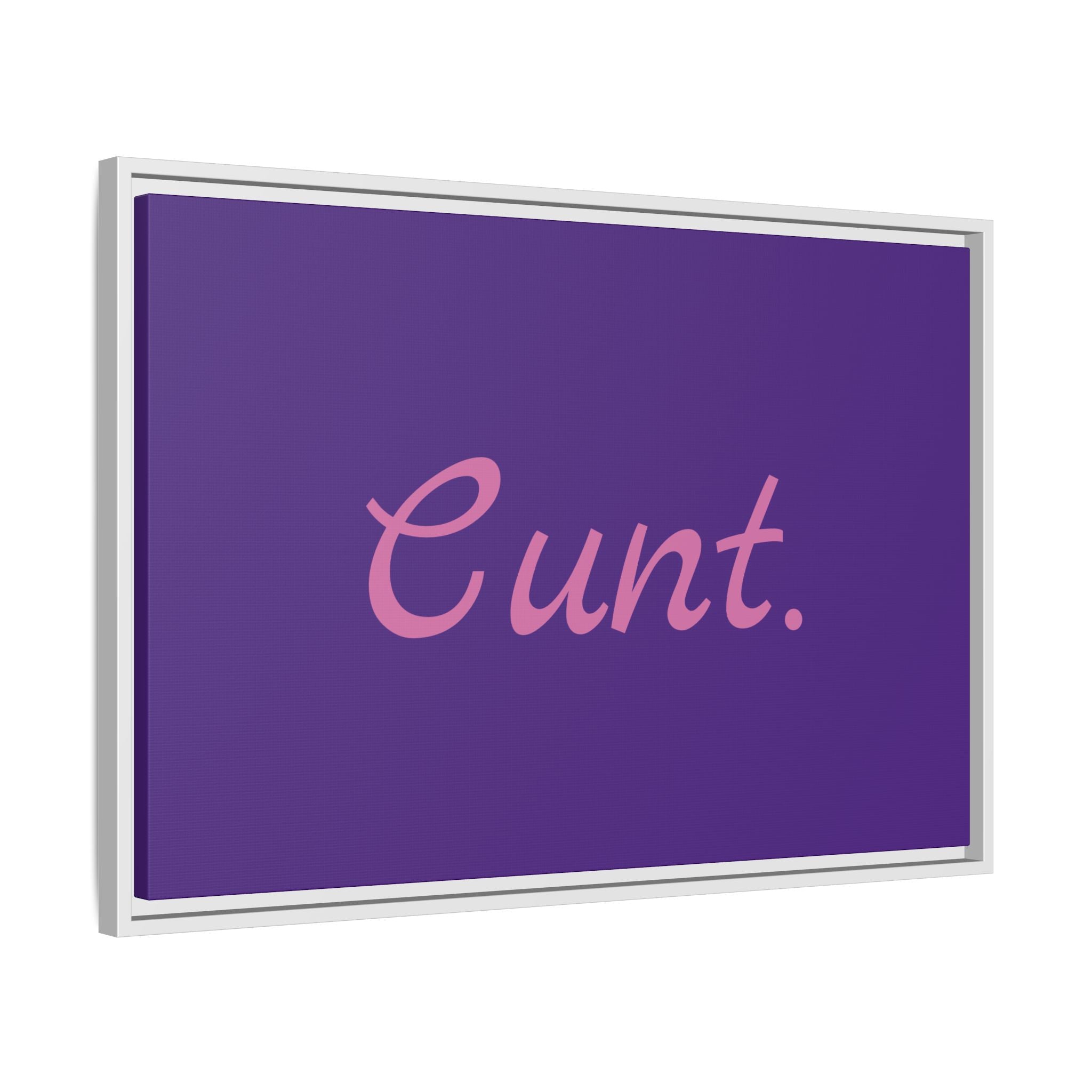 Matte Canvas, Framed (Multi-color)