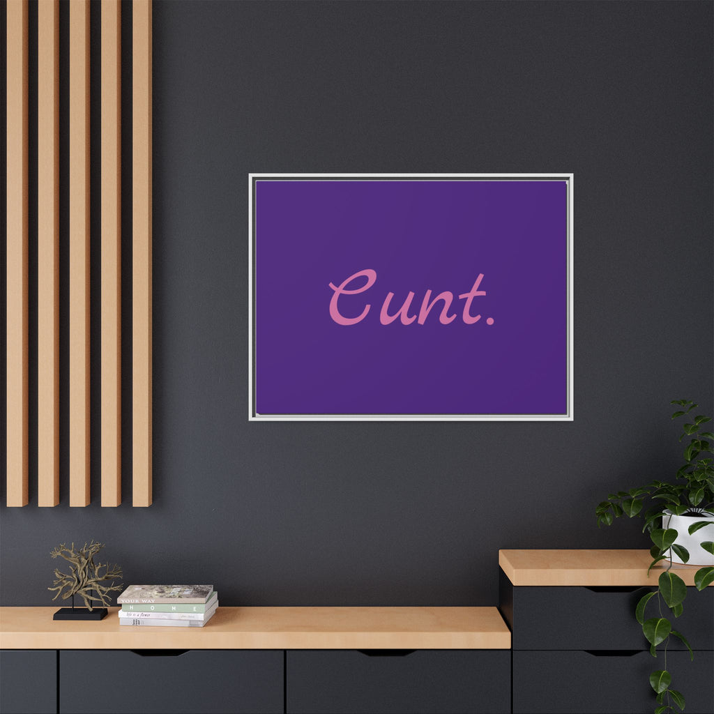 Matte Canvas, Framed (Multi-color)