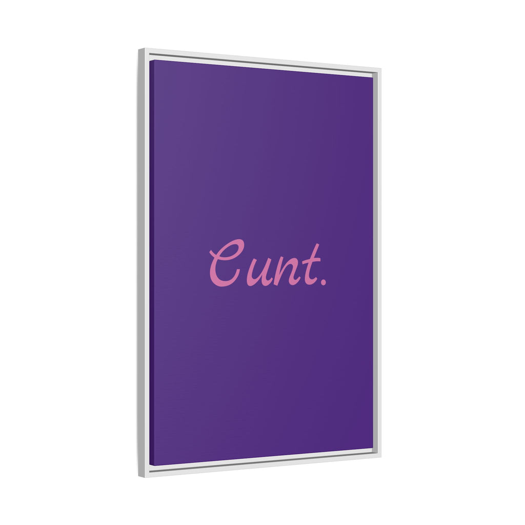 Matte Canvas, Framed (Multi-color)