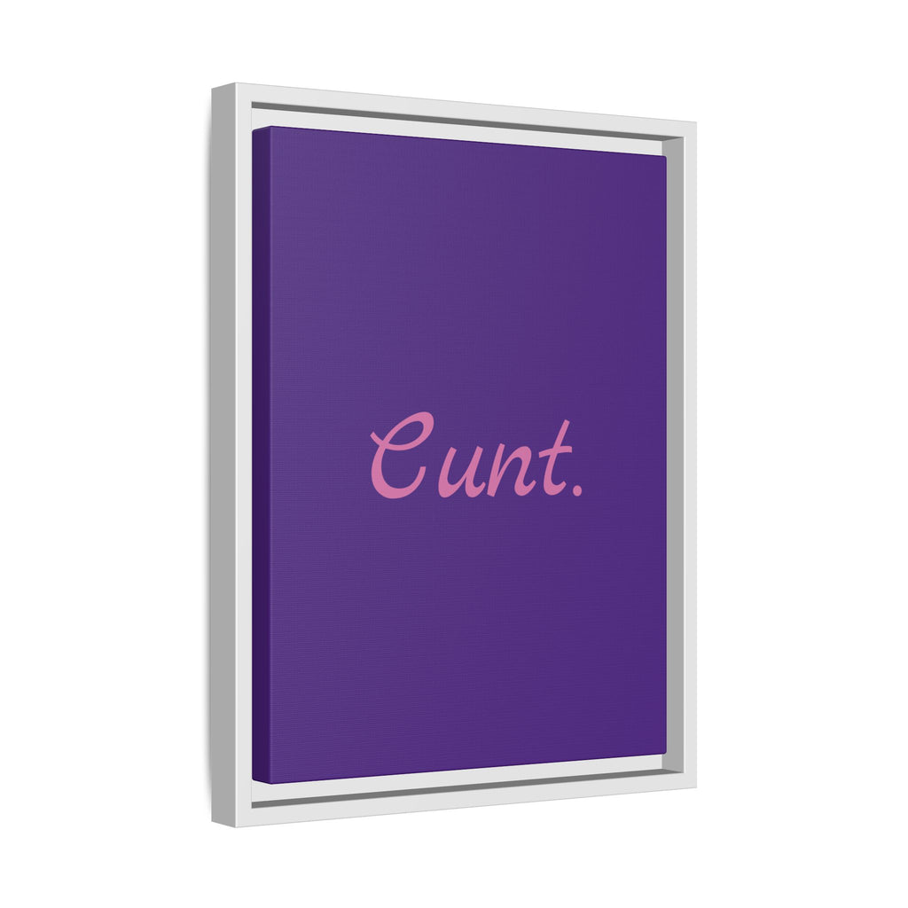 Matte Canvas, Framed (Multi-color)
