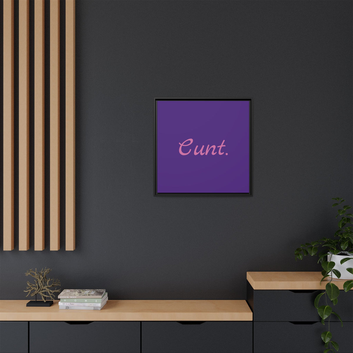 Matte Canvas, Framed (Multi-color)