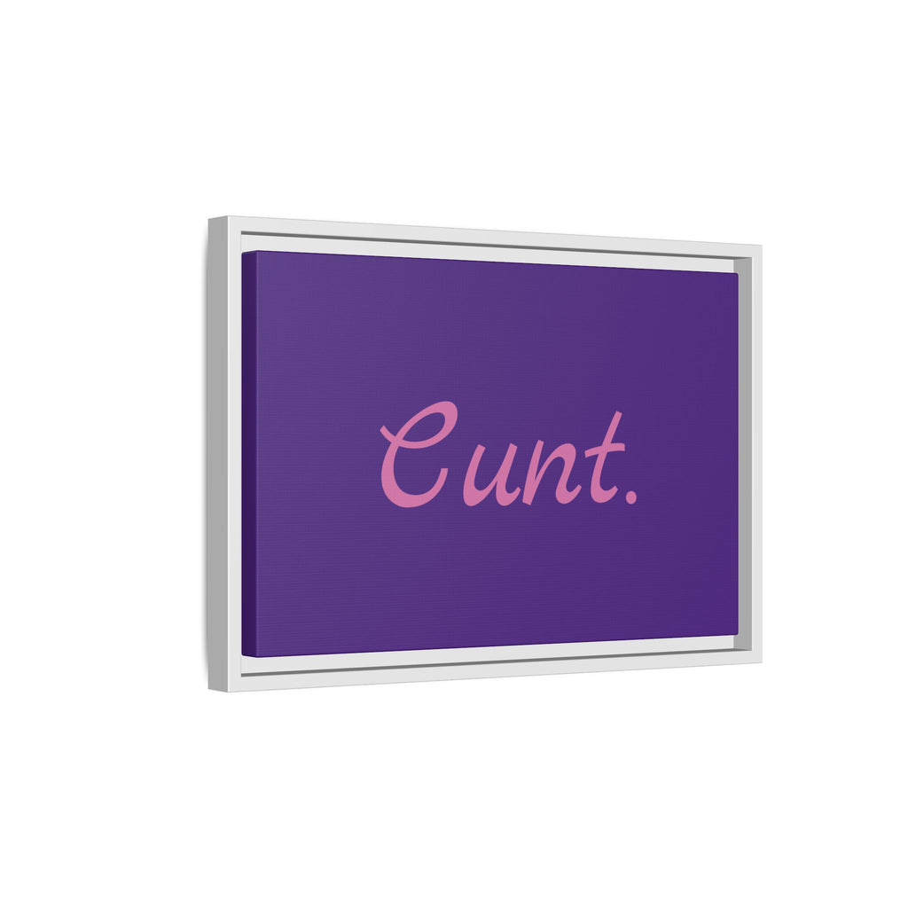 Matte Canvas, Framed (Multi-color)
