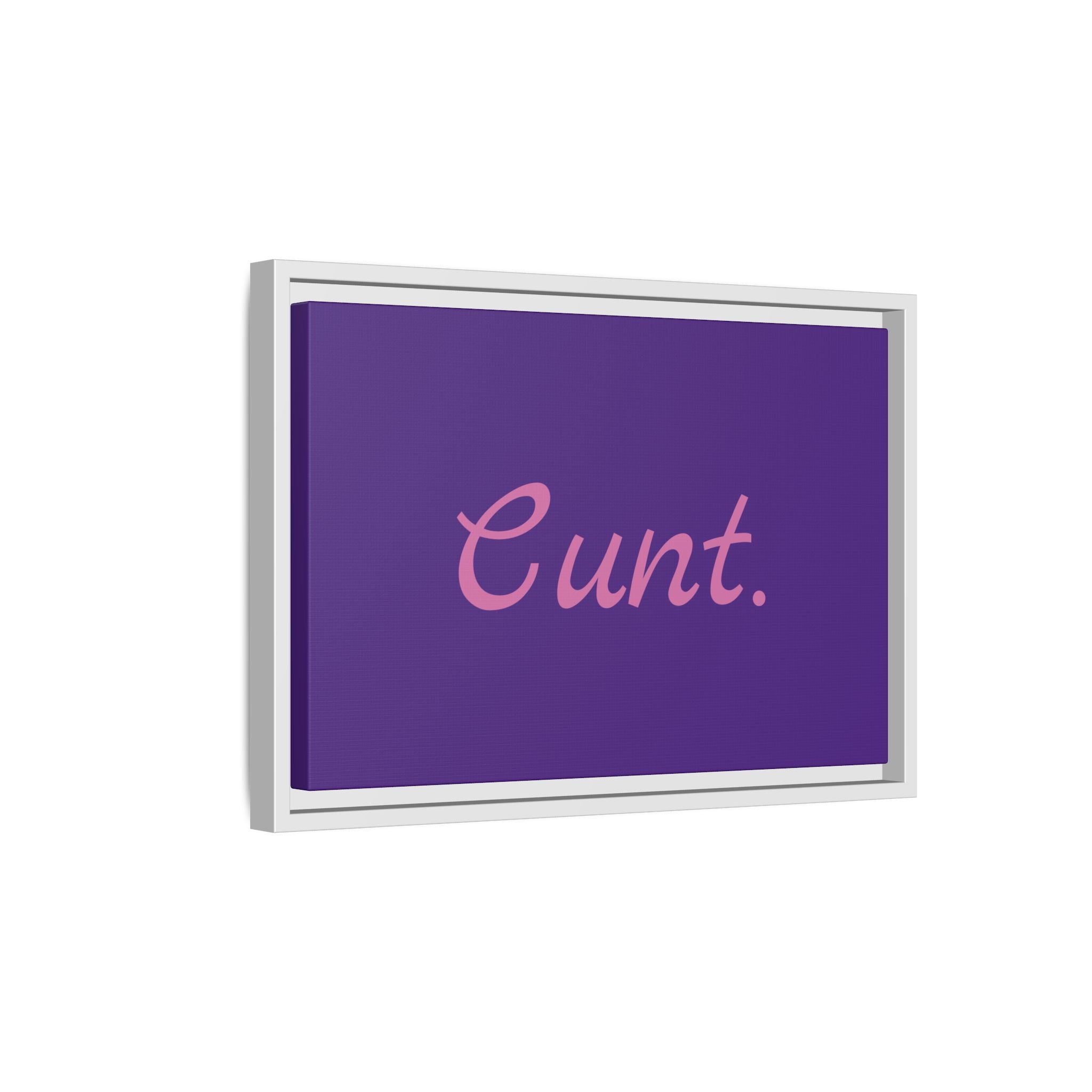 Matte Canvas, Framed (Multi-color)