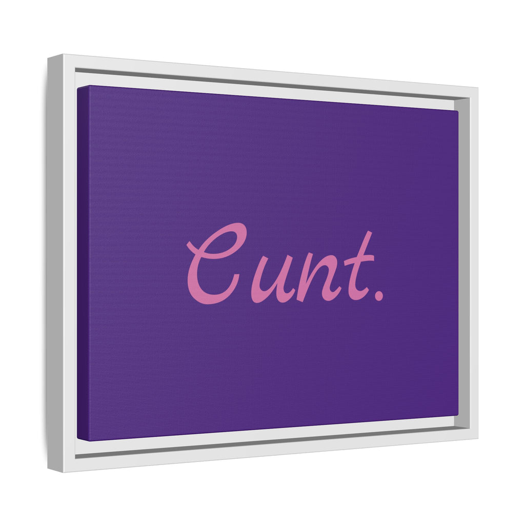 Matte Canvas, Framed (Multi-color)