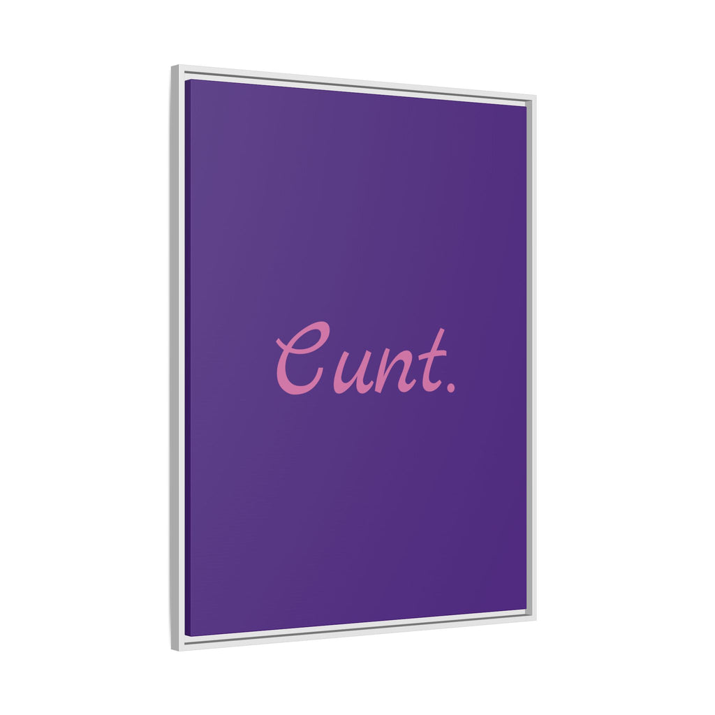 Matte Canvas, Framed (Multi-color)