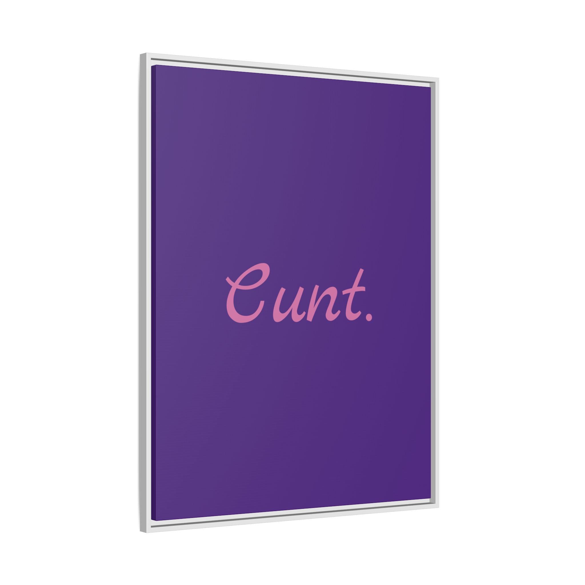 Matte Canvas, Framed (Multi-color)