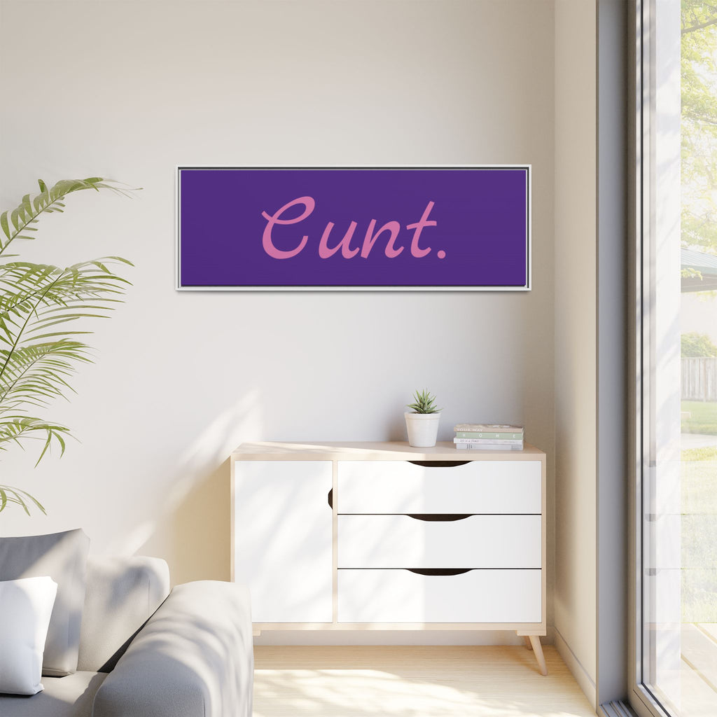 Matte Canvas, Framed (Multi-color)