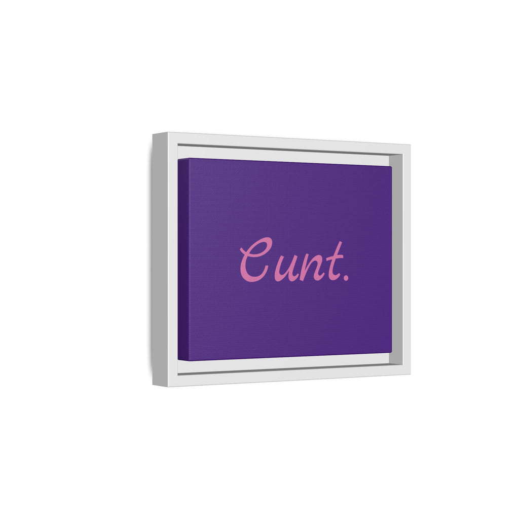 Matte Canvas, Framed (Multi-color)