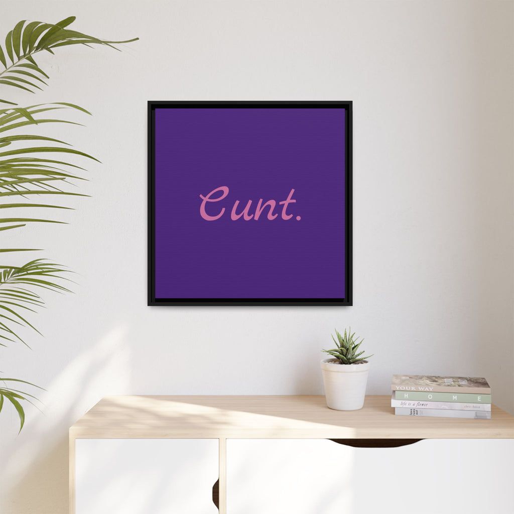 Matte Canvas, Framed (Multi-color)