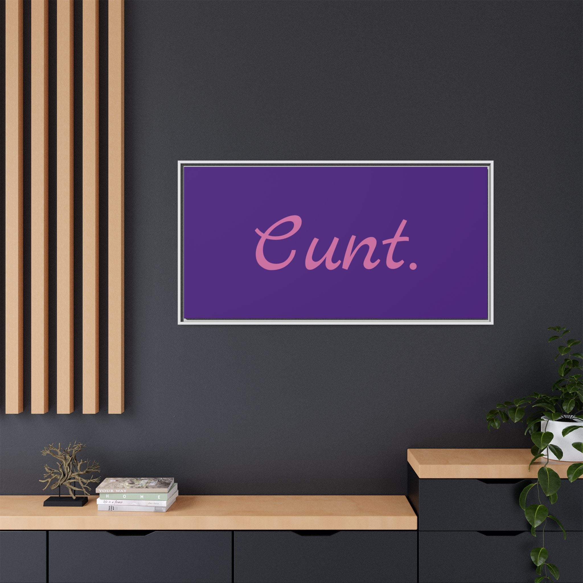 Matte Canvas, Framed (Multi-color)