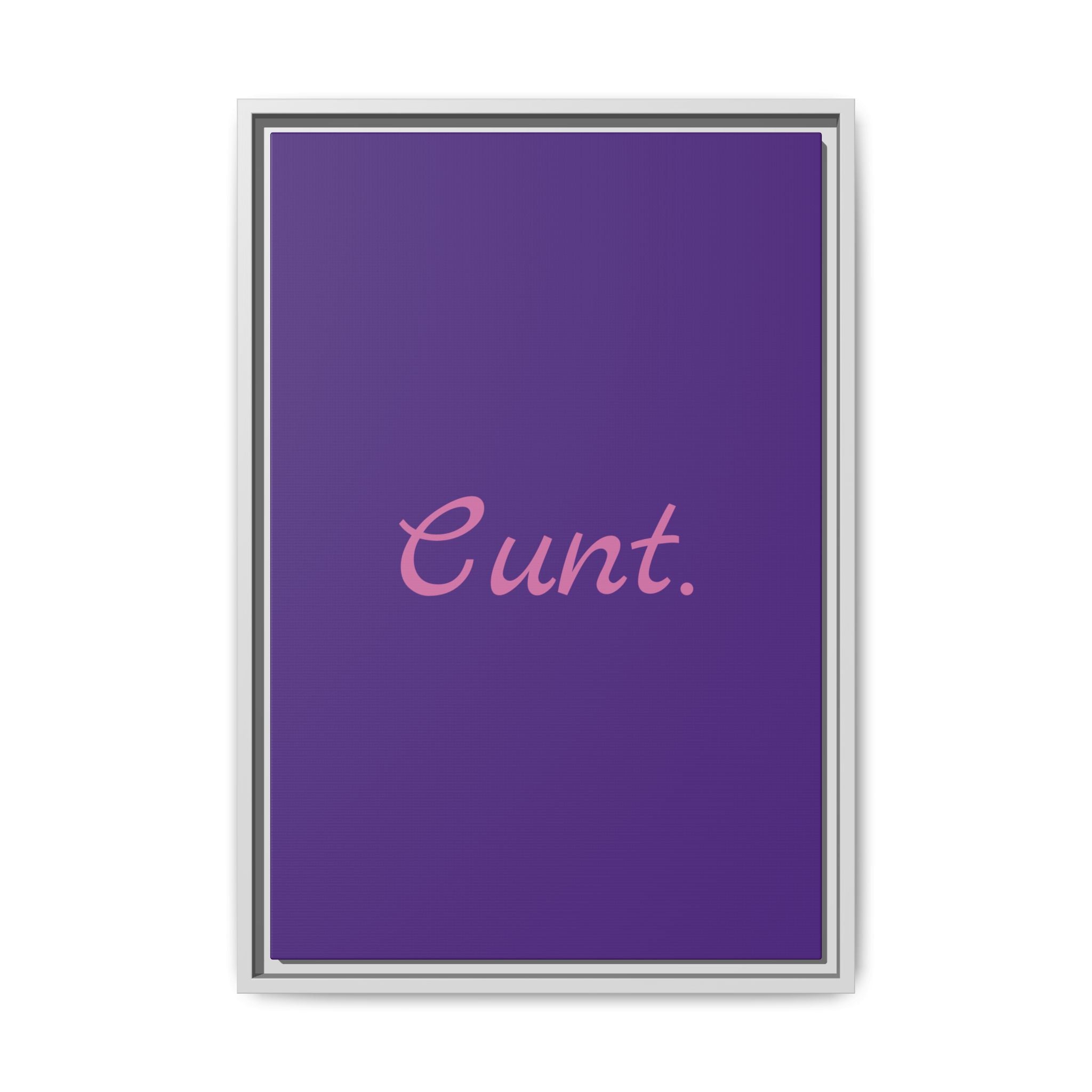 Matte Canvas, Framed (Multi-color)