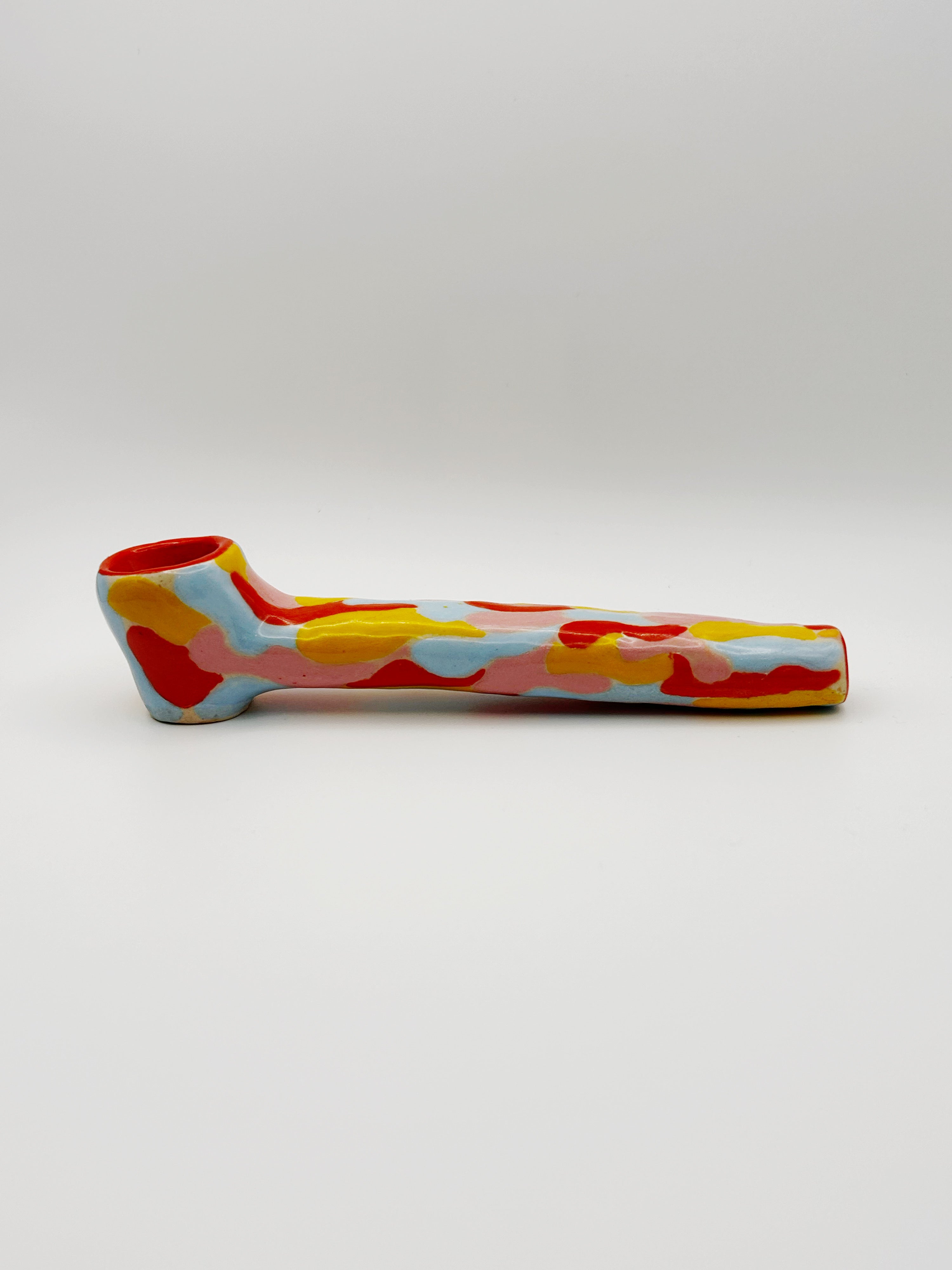 Coral Colored Ceramic Pipe
