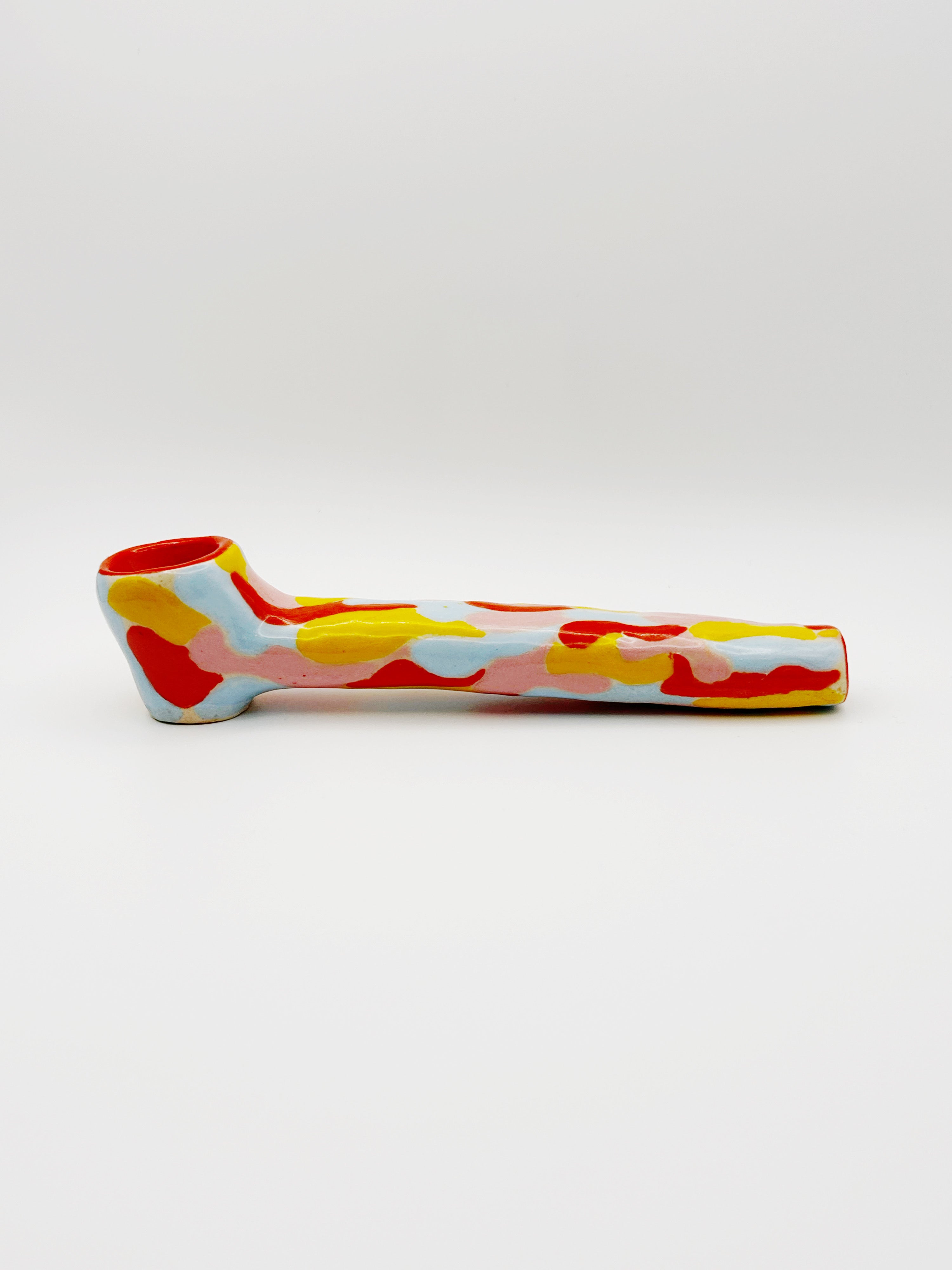 Coral Colored Ceramic Pipe
